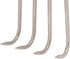 4 Teeth Hand Rake Aquatic Weed Rake Stainless Steel Stainless Steel 4 Teeth Hand Rake Portable Aquatic Weed Rake with 8Mm Threaded Interfa for Fis...