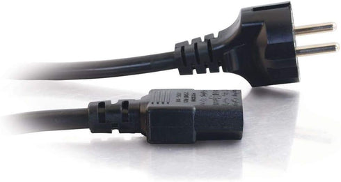 C2G/Cables to Go 03138 14 AWG European Power Cord, Black (2.5 Meters/8.20 Feet)...