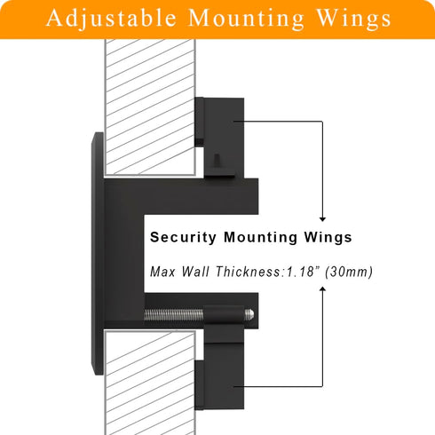 TV Cord Hider for Wall Mount TV, in Wall Cable Hider with 1.1 inch Silicone Pass Through for Low Profile Wire and Wall Rated Power Cable, Built in...