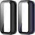 Case Compatible for Amazfit Band 7 Frame PC Protective Cover with Tempered Glass Film for Amazfit Band 7 Smartwatch Screen Protectors Accessories ...