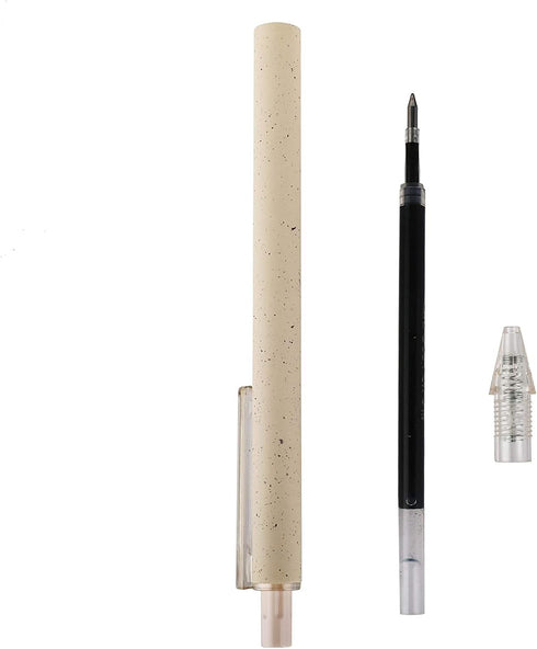 12 Pack Cute Pens Black Ink for Note Taking Writing Retractable Gel Pen Pretty Quick Drying Ink 0.5mm Ballpoint Fine point Pretty Premium Office S...