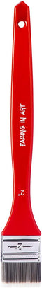 Falling in Art Flat Paddle Paint Brush with Long Handle, Large Scale Brush for Oil and Acrylic Paints, 2 Inch...