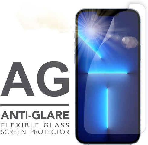 ARMOR Flexible Glass Screen Protector for iPhone 13 Pro / 13, Anti-Glare with Anti Blue-Light......