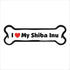 Imagine This Company I Love My Breed Bone Shaped Pet Magnet; Removable Magnets for Cars, Fridges, Lockers & More, Stylish Pet Inspired Car Accesso...