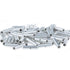 AIRIC Non Insulated Butt Connectors 100pcs 16-14 Gauge Electrical Wire Seamless Uninsulated Butt Connectors Crimp Ferrule Terminals...
