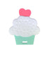Cupcake Baby Teether - Infant Teether with Easy-to-Hold Design and Textured Back Side to Massage and Soothe Sore, Swollen Gums...
