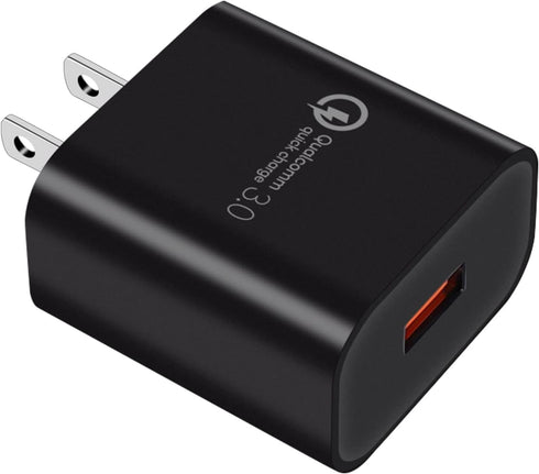 18W Quick Charge 3.0 Charger Cable Adapter Compatible with Motorola Edge/Edge+, Moto G Stylus 5g 2021, Moto G Power/Pure/Fast, G7, X4, Z4, Motorol...