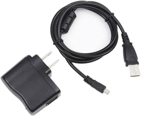 5V USB AC Power Adapter Battery Charger Cord for Sony Cybershot DSC-W810 DSC-W830...