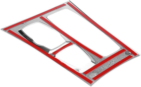 Acouto Gear Shift Box Panel Cover Trim for X5 E70 2010-2013 for X6 E71 2008-2014 Electroplating Center Console Gear Shift Box Panel Frame Cover Ca...