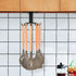 Aosome Under Cabinet Utensil Holder Hanger 360°Rotating Stainless Steel Kitchen Utensil Hanger 8 Hooks...
