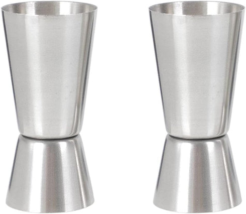 2 Pieces Double Jigger Drink Jigger Cocktail Jigger Double Cocktail Jigger Cocktail Measuring Cup Stainless Steel Bar Jigger 1/2oz & 1oz Cocktail ...