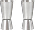 2 Pieces Double Jigger Drink Jigger Cocktail Jigger Double Cocktail Jigger Cocktail Measuring Cup Stainless Steel Bar Jigger 1/2oz & 1oz Cocktail ...