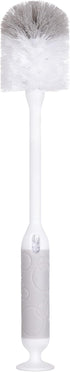 Ubbi Baby Bottle Brush Set, Bottle Brush and Nipple Brush, Baby Cleaning Essentials, Gray...