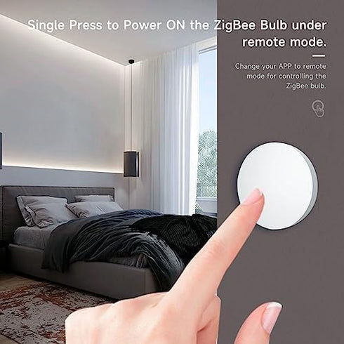 ZigBee3.0 Smart Remote Button Tuya Scene Remote, Need Zigbee Hub, Smart Switch ZigBee Remote Work with Tuya Smart Life APP (1)......