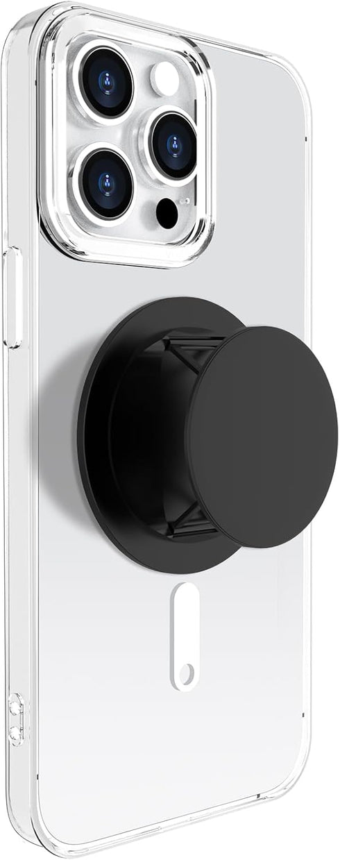 Compatible with MagSafe Phone Grip Socket, Magnetic Expanding Phone Stand iPhone Finger Holder Compatible with MagSafe Accessories, iPhone 15 14 1...