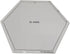 HONEYSEW 1/4" Seam Allowance Hexagon Template Set for Quilting 8 Size Sewing Rulers...