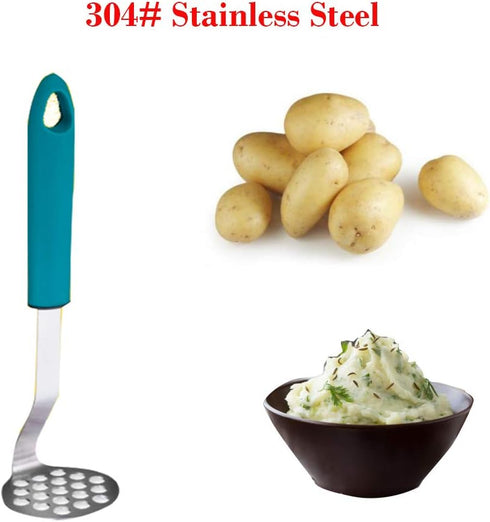 Mashed small potato masher, 304 Stainless Steel Bean and Potato Masher...