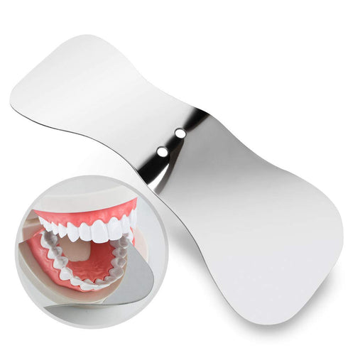Fencia Dental Orthodontic Photograph Mirror Stainless Steel Photographic Reflector Single-Side...