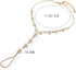 Boho Pearl Barefoot Sandals Ankle Gold Pearl Toe Ring Anklet Summer Beach Chain Bracelet Foot Ankle Chain Jewelry for Women...