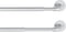 KXLife 2 Pack Adjustable Sticky Self Adhesive 3/8 Inch Sash Curtain Rod for Metal, Wood Doors, 17 to 28 Inch Multi-Use Cafe Sidelight Sash Rods fo...