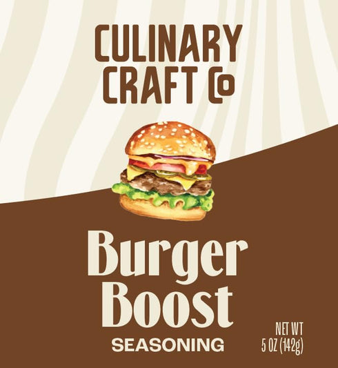 Burger Boost: Gourmet Burger Seasoning and Grilling Spice Mix by Culinary Craft Co - Elevate Your Grill Game with Artisanal Flavors - Perfect Blen...