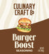 Burger Boost: Gourmet Burger Seasoning and Grilling Spice Mix by Culinary Craft Co - Elevate Your Grill Game with Artisanal Flavors - Perfect Blen...