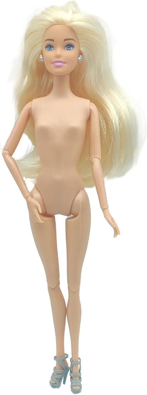 Fashions Girls Doll Toys, Stylish 11.5 Inch Doll Action Figure with Stylish Outfits and Accessories, for Kids 3 Age Up Playtime Companion (Style C...