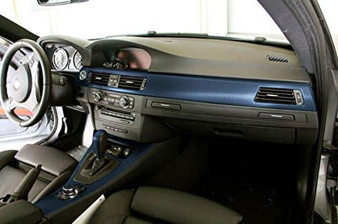 VViViD XPO Dry Carbon Fiber Navy Blue 1ft x 5ft Vinyl Wrap Roll with Air Release Technology...