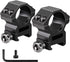 1'' Scope Rings, 2Pcs High Profile or 2Pcs Medium Profile 1 Inch Scope Mount Rings for Picatinny Rail...