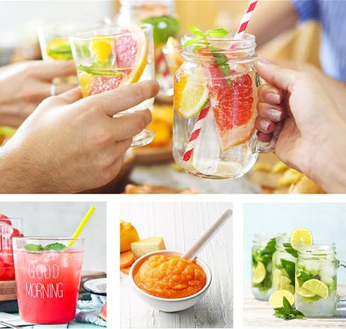 Ozera 4 Pack Ice Cube Trays, Narrow Water Bottle Ice Cube Tray Stick, Silicone Ice Trays for Freezer with Easy Push and Pop Out Material, Ideal fo...