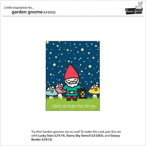 Lawn Fawn Garden Gnome Die Set (LF2553)...