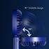 Portable Mini Fan, Handheld Fan with LED Display 5 Speeds 2000mAh USB Rechargeable Battery Fan Small Personal Desk Fan for Women Men Girls Kids In...