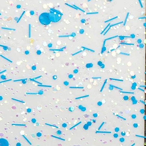 Martha Stewart Crafts Family Friendly Multi-Surface Confetti Glitter Acrylic Craft Paint, Sapphire Celebration...