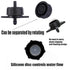1/2 GPH Drip Irrigation Emitters, Pressure Compensating Steady Water Flow Drippers Dig Kit for 1/4 Inch Drip Irrigation Tubing, Garden Patio Lawn ...