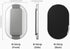 Sinjimoru for MagSafe Grip, Magnetic Phone Grip for MagSafe Stand, Strong Magnetic Phone Holder for iPhone 15 14 13 12. M-SGrip Light Grey......