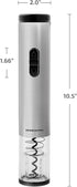 OVENTE Electric Wine Opener with Foil Cutter, Battery Operated and One Click Button, Automatic Bottle Corkscrew Remover for Home Entertaining, Kit...