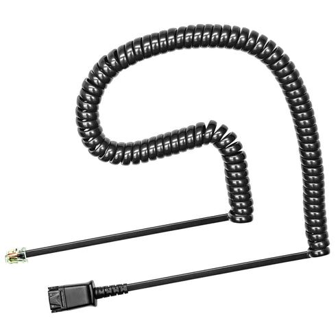 U10 Headset Adapter Cable Compatible Plantronics QD Quick Disconnect Headsets for Cisco IP Phone 68xx 78xx 88xx 89xx 99xx Series & Models 7960 796...