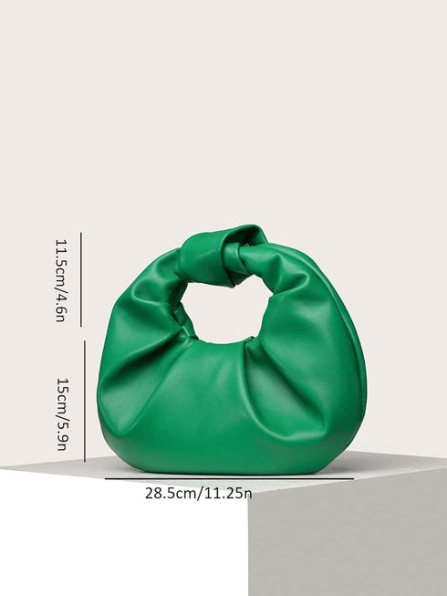 Verdusa Women's Ruched PU Leather Hobo Handbag Clutch Purse...