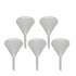 Funnel Polypropylene Plastic 90mm 3.5" Diameter 5-Pack...