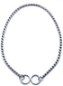 Silver Dog Chain Collar Choke Pet Training Snake Collar with Heavy Links, 26 in, 5 mm...