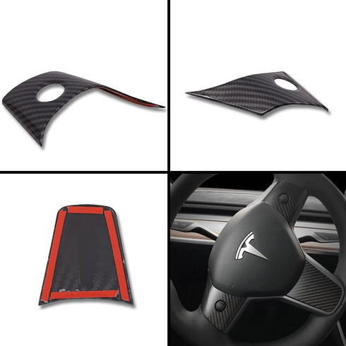 Steering Wheel Covers Compatible with Tesla Model 3 & Y...