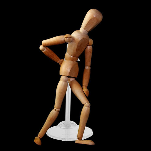 10Pcs Adjustable Doll Stands Display Holders, Action Figure Stand Toy Doll AccessoriesTransparent Plastic Mini Doll Display Stand Support for 11 t...