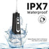 Water Flosser for Teeth Cleaner Rechargeable Oral Irrigator 4 Modes 300ML IPX7 Waterproof Powerful Battery Portable Water Dental Pick for Home Tra...