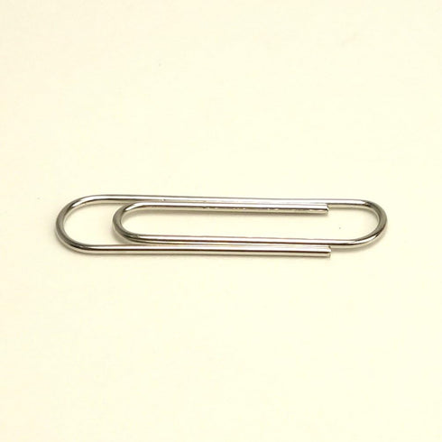 Kokuyo Gem Paper Clip, Big Size 1.1in (28mm), 1000pcs, 400g, Silver Paper Clips, Suitable for Office, School, and Daily use, Japan Import (KURI-1-...