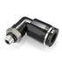 TAILONZ PNEUMATIC Male Elbow 4mm Tube OD x M5 Thread 90 Push to Connect Fittings PL4-M5 (Pack of 10)...