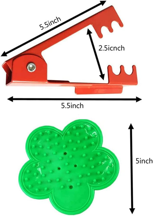 Thorn Leaf Stripper Professional Rose Leaf Thorn Stripper Kit Stripping Tool Thorn Remover for Rose Flower Floral Arrangement(Pink/Green)...
