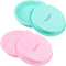 4 Pcs Layer Cake Pan Set, 6 Inch Silicone Round Cake Mold Rainbow Non-Stick Baking Tins for Jumbo Whoopie Pie Cake Vegetable Pancakes Taco Shells ...