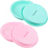 4 Pcs Layer Cake Pan Set, 6 Inch Silicone Round Cake Mold Rainbow Non-Stick Baking Tins for Jumbo Whoopie Pie Cake Vegetable Pancakes Taco Shells ...