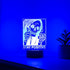 EXIGENT Stay Positive Skull 3D Acrylic LED Lamp Night Light Flashing Cool (Skull_SP)...