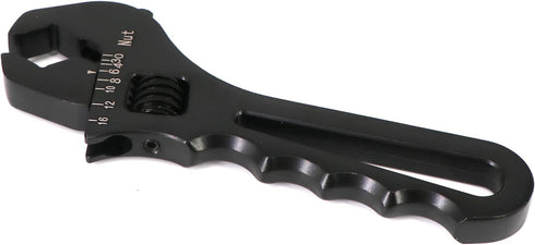 Dokili 3AN-16AN Adjustable Fitting Wrench Lightweight Black Aluminum Tool Spanner for An Hose Fitting Adapters End...